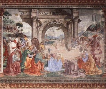 Adoration des mages Renaissance Florence Domenico Ghirlandaio Peinture à l'huile